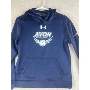 Under Armour Hoodie Sweatshirt Avon Travel B Youth L Blue Pullover Hooded